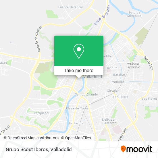 Grupo Scout Íberos map
