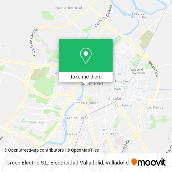 Green Electric S.L. Electricidad Valladolid map