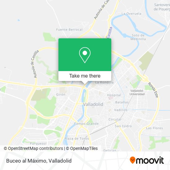 Buceo al Máximo map