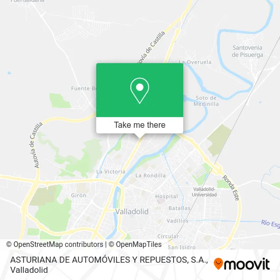 ASTURIANA DE AUTOMÓVILES Y REPUESTOS, S.A. map