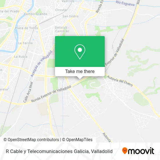 R Cable y Telecomunicaciones Galicia map