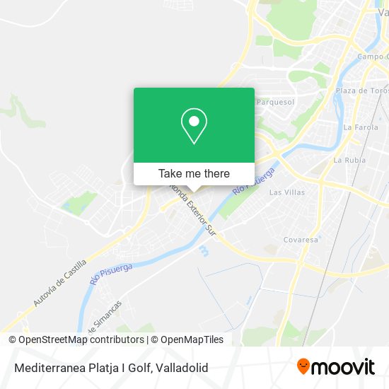 Mediterranea Platja I Golf map