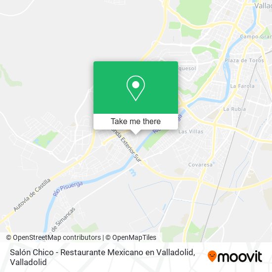 Salón Chico - Restaurante Mexicano en Valladolid map