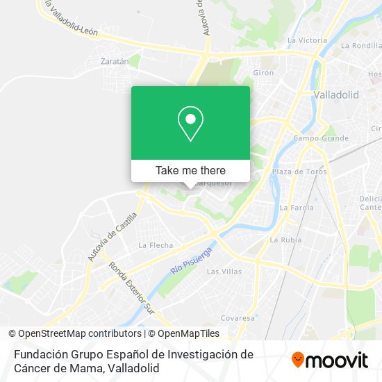 Fundación Grupo Español de Investigación de Cáncer de Mama map