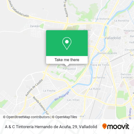 A & C Tintorería Hernando de Acuña, 29 map