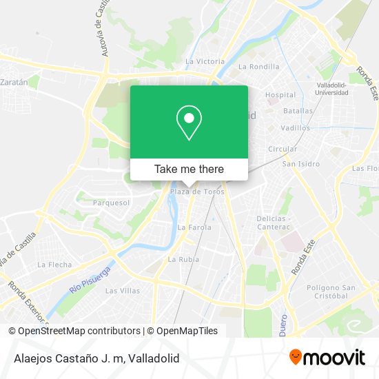 Alaejos Castaño J. m map