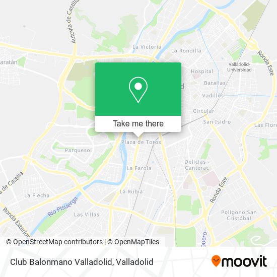 Club Balonmano Valladolid map