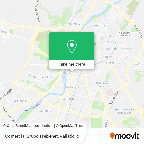 Comercial Grupo Freixenet map