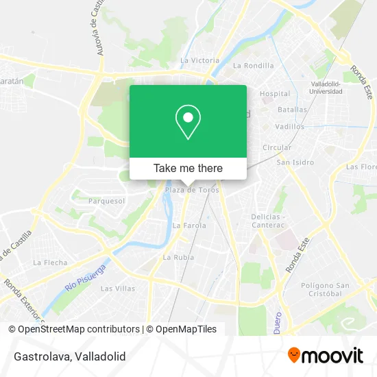 Gastrolava map