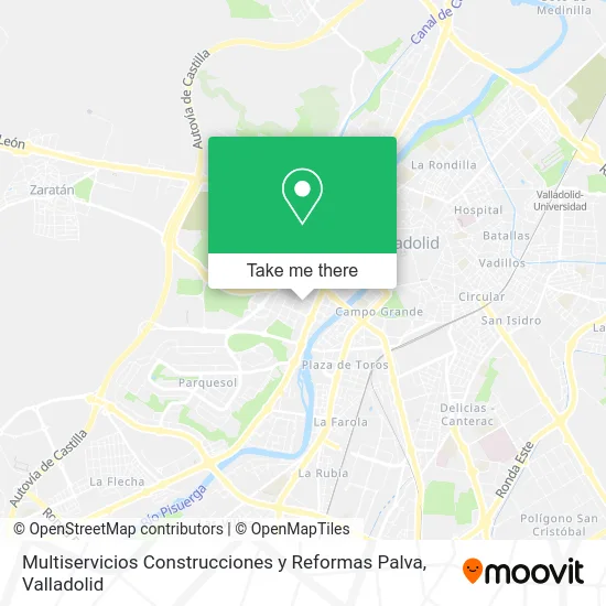 Multiservicios Construcciones y Reformas Palva map
