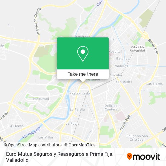 Euro Mutua Seguros y Reaseguros a Prima Fija map
