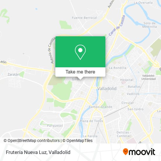 Frutería Nueva Luz map