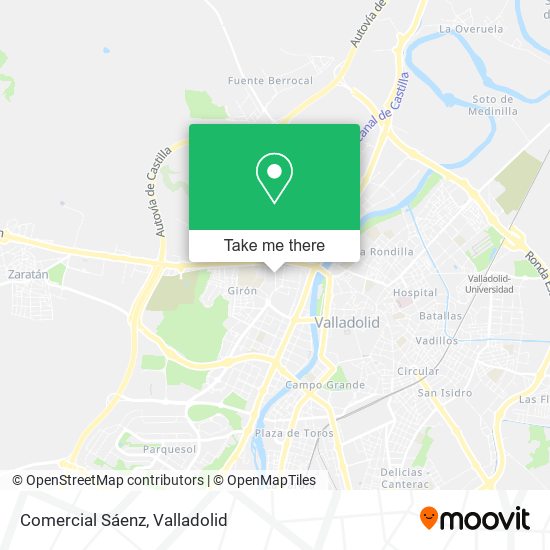 Comercial Sáenz map
