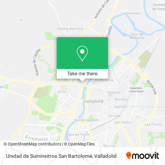 Unidad de Suminsitros San Bartolomé map