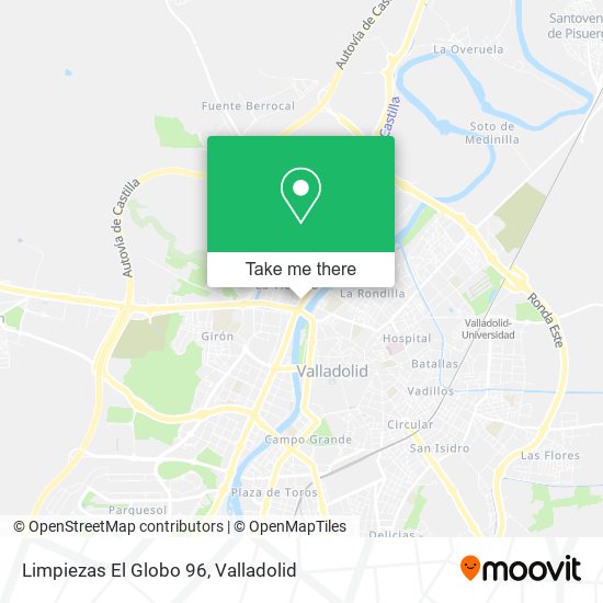 Limpiezas El Globo 96 map