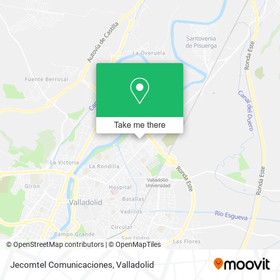 Jecomtel Comunicaciones map