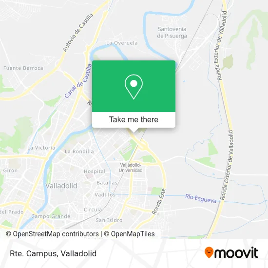 Rte. Campus map