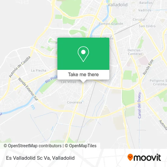 Es Valladolid Sc Va map