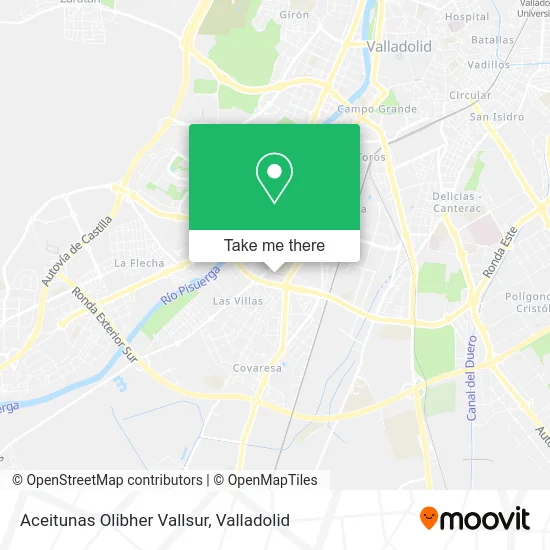 Aceitunas Olibher Vallsur map