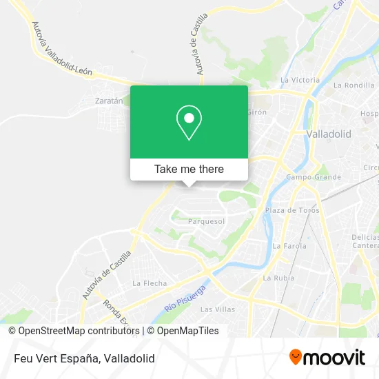 Feu Vert España map