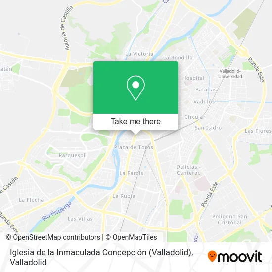 Iglesia de la Inmaculada Concepción (Valladolid) map