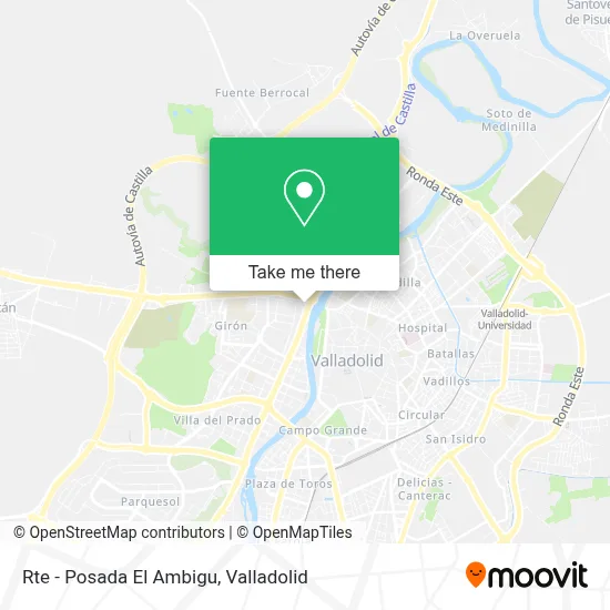Rte - Posada El Ambigu map
