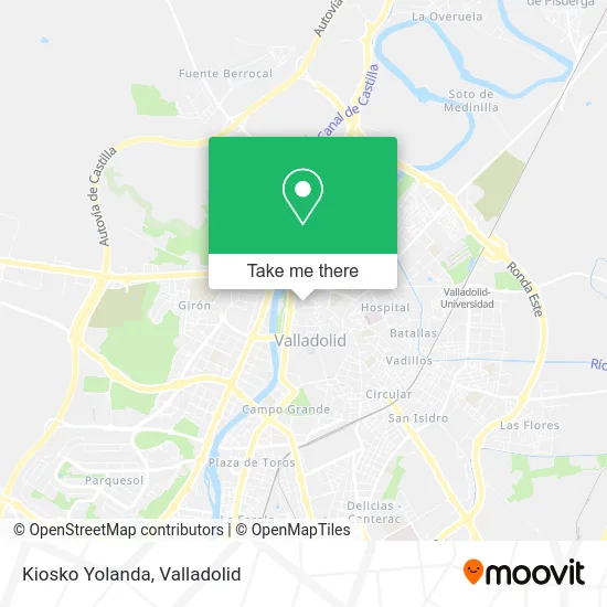 Kiosko Yolanda map