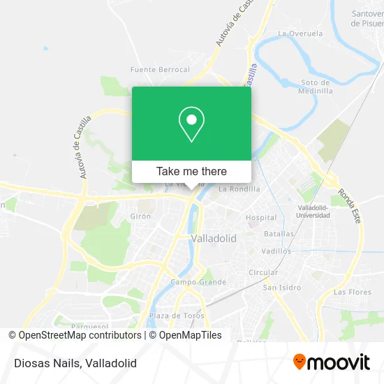 Diosas Nails map