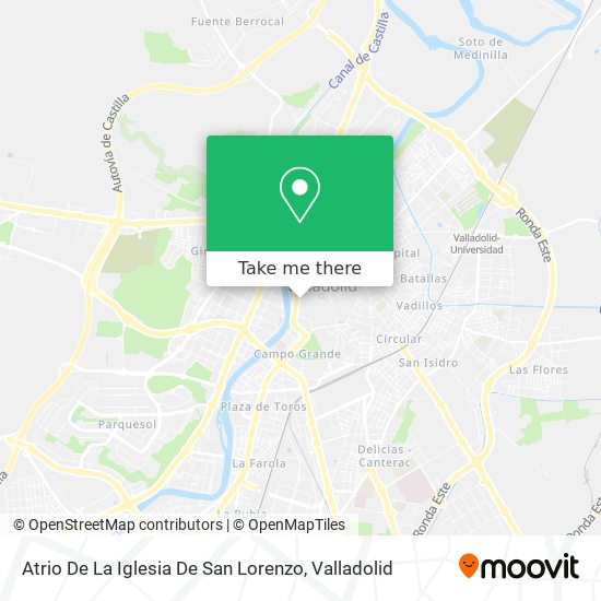 Atrio De La Iglesia De San Lorenzo map