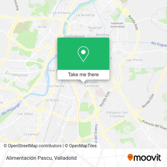Alimentación Pascu map