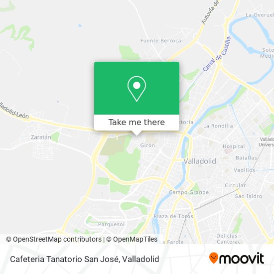 Cafeteria Tanatorio San José map