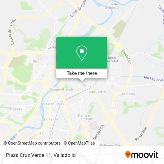 Plaza Cruz Verde 11 map