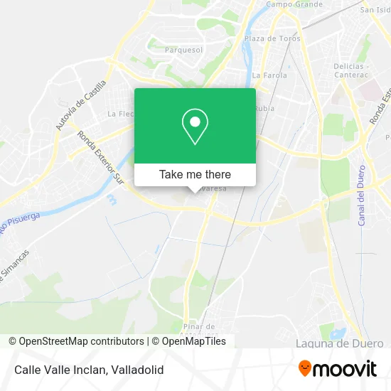 Calle Valle Inclan map