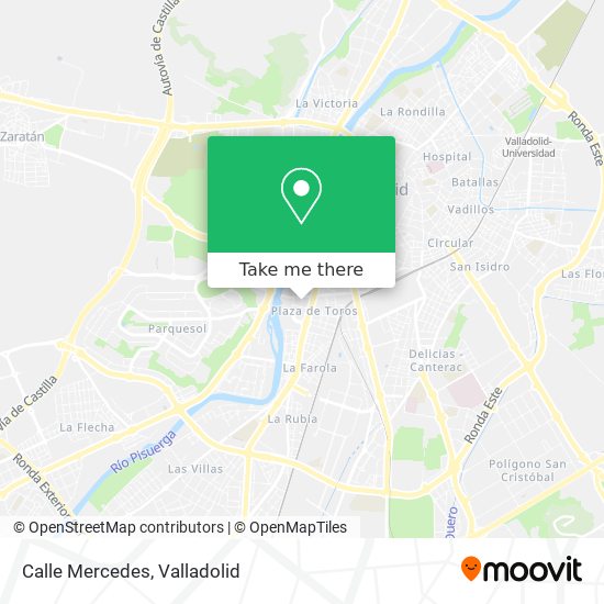 Calle Mercedes map