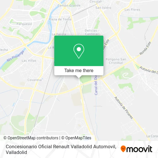Concesionario Oficial Renault Valladolid Automovil map
