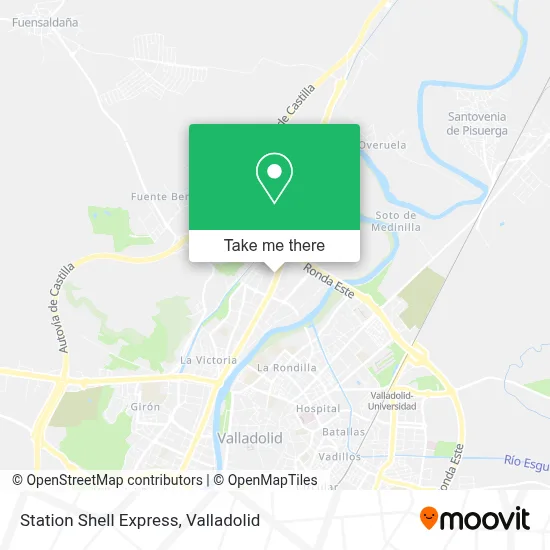 Station Shell Express map