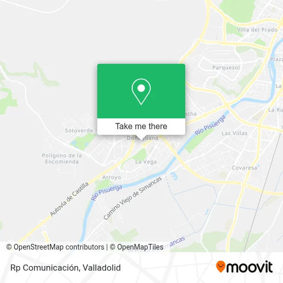Rp Comunicación map