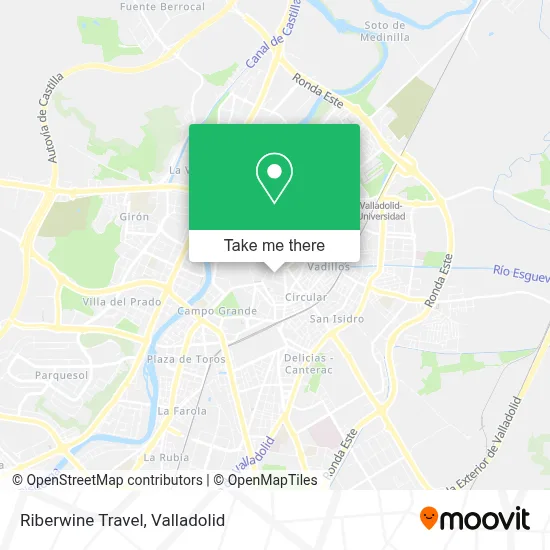 Riberwine Travel map
