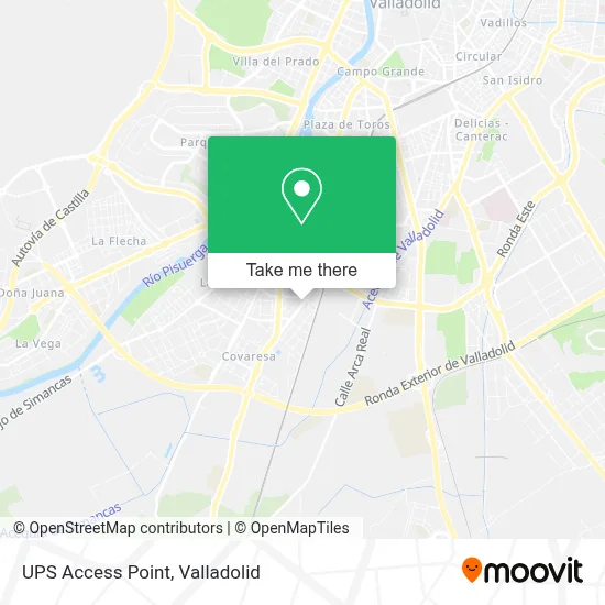 Ups Access Point map