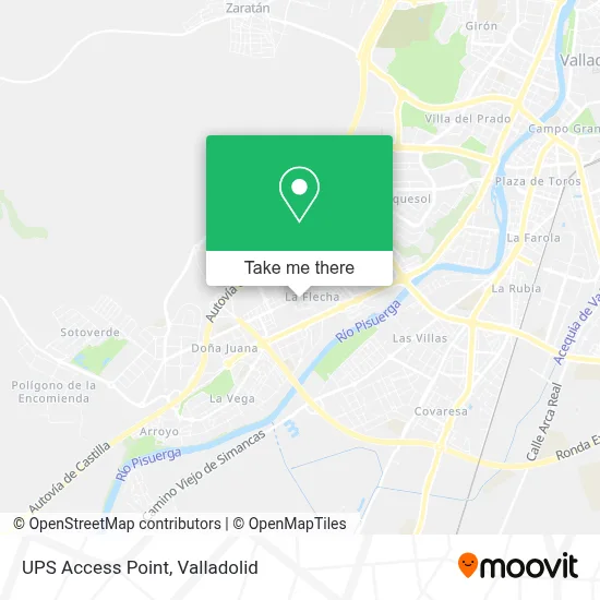 Ups Access Point map
