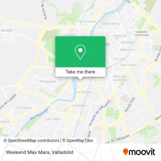 Weekend Max Mara map