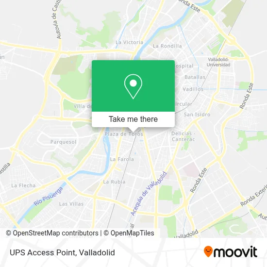 Ups Access Point map