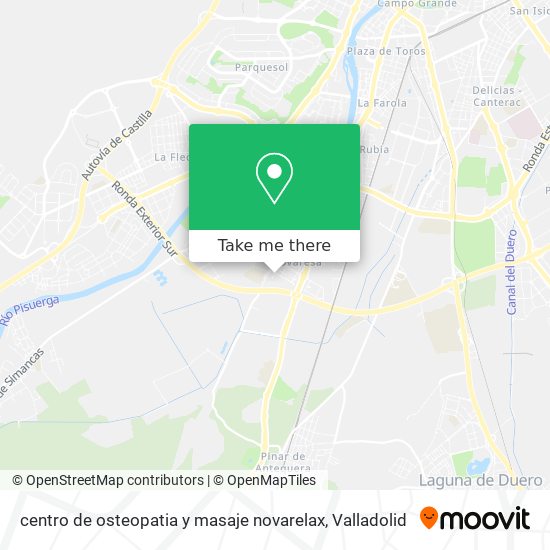 centro de osteopatia y masaje novarelax map