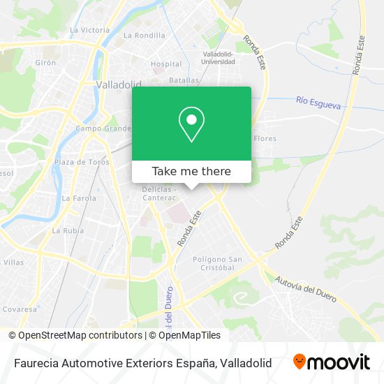 Faurecia Automotive Exteriors España map