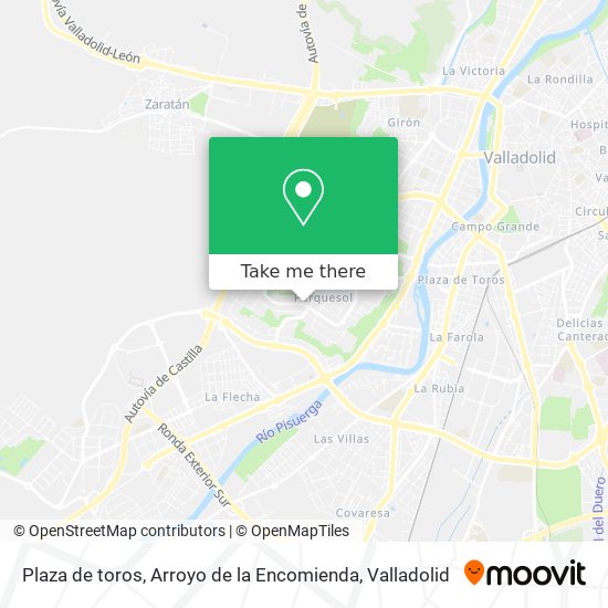 Plaza de toros, Arroyo de la Encomienda map