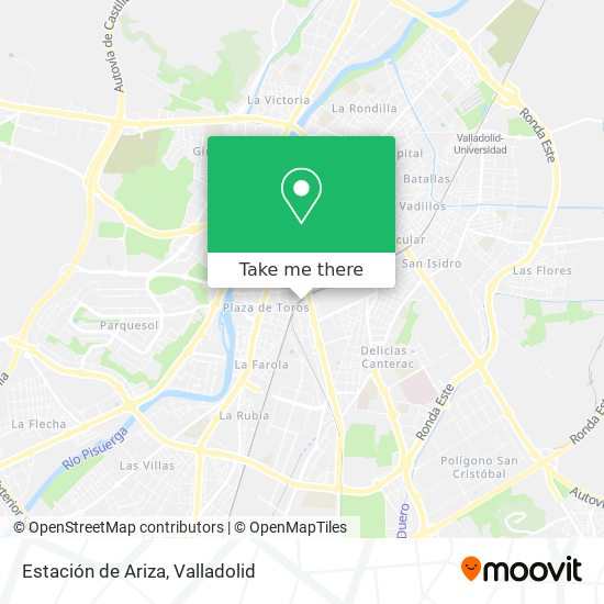 Estación de Ariza map
