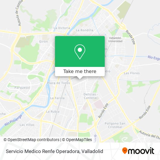 Servicio Medico Renfe Operadora map