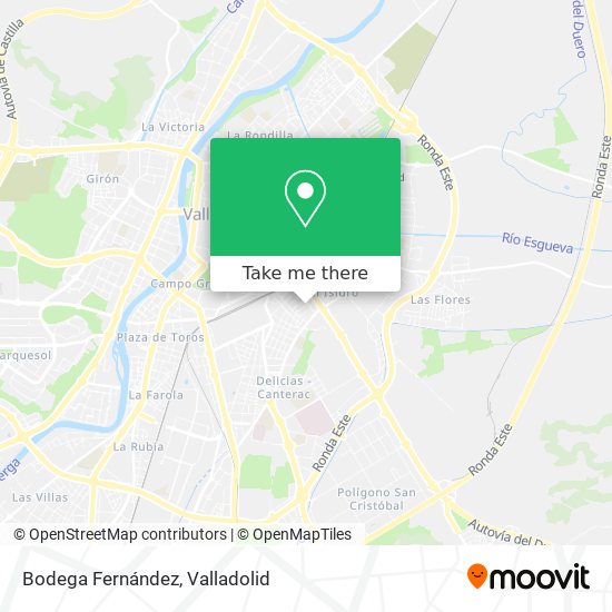 Bodega Fernández map