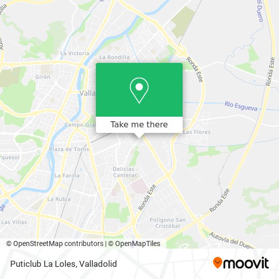 Puticlub La Loles map