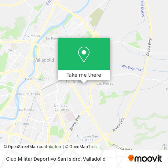 mapa Club Militar Deportivo San Isidro